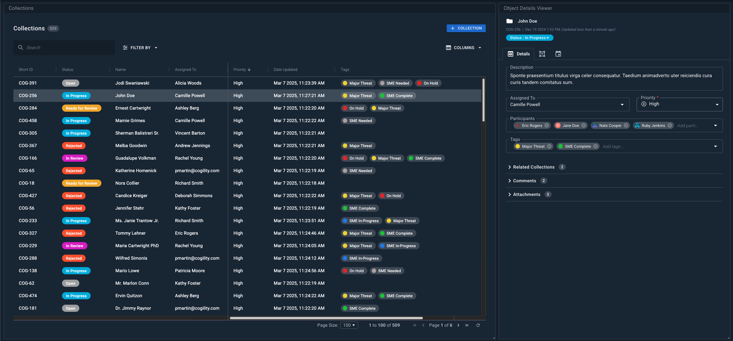 The Collections Widget